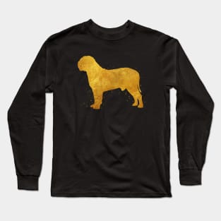 Dogue de bordeaux dog golden art Long Sleeve T-Shirt